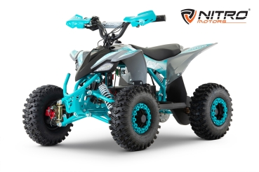 NITRO MOTORS 1200W 48V Eco mini Kinder Quad Replay Snowy Tire XL Sport 6"